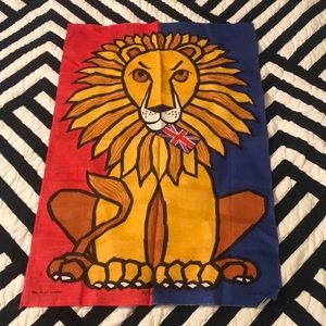 Vintage Irish Linen Art By Ulster Tea Towel